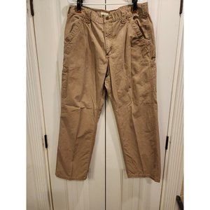 MEN'S CARHARTT 36X30 DUNGAREE RUGGED CARPENTER OUTDOOR PANTS WELL WORN BOOTCUT